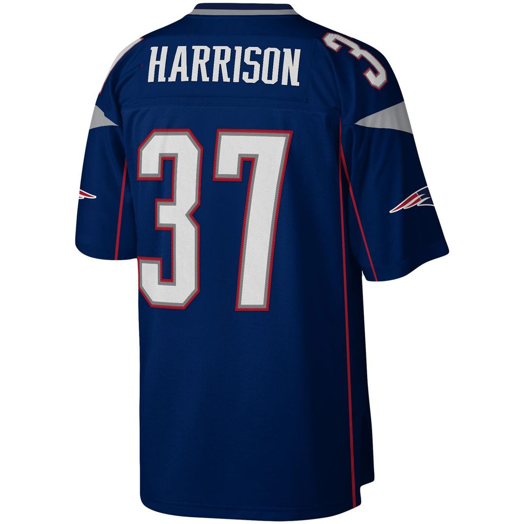 New England Patriots Rodney Harrison Navy Legacy Replica Jersey product image 3, provided for visual reference and product