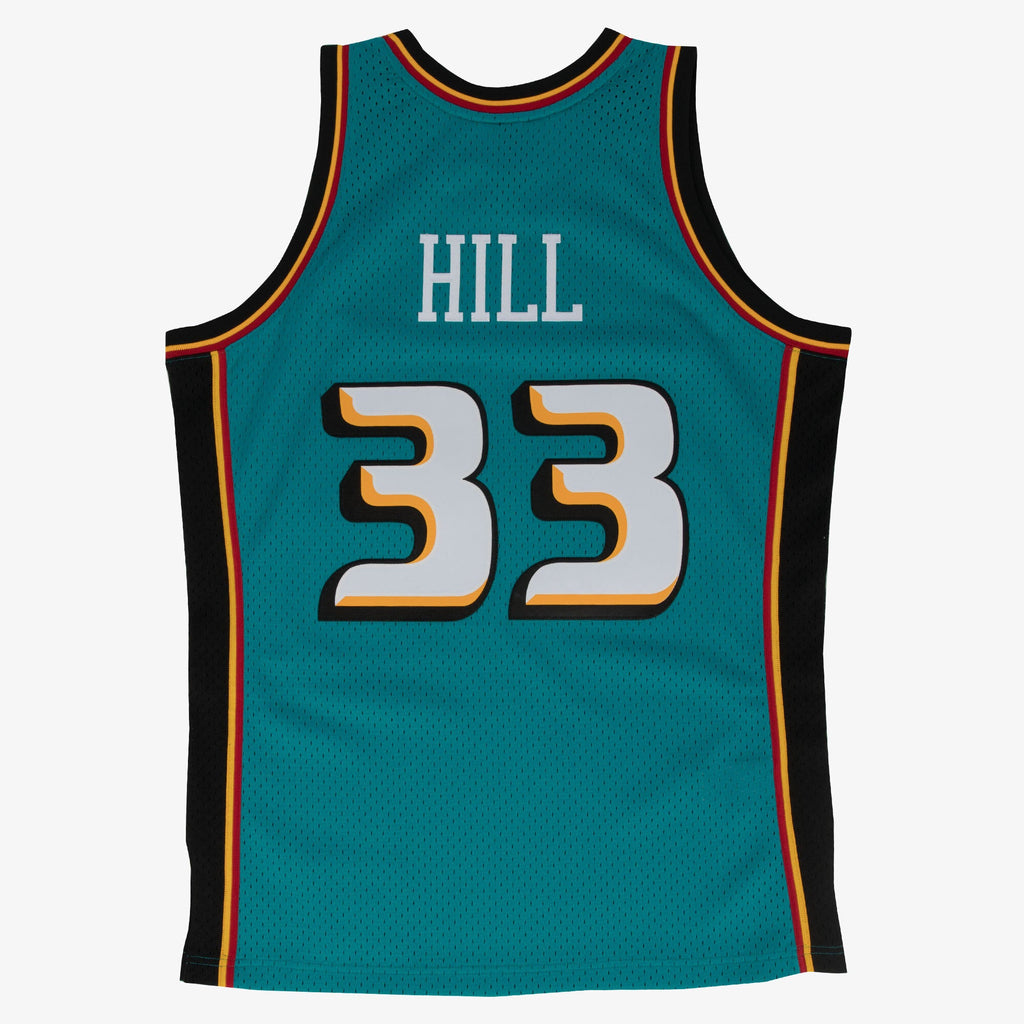 Grant Hill Detroit Pistons 1998-99 Swingman Road Jersey product image 3, provided for visual reference and product detail