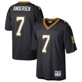 New Orleans Saints Morten Andersen Black Retired Player Legacy Replica Jersey product image 1, provided for visual reference