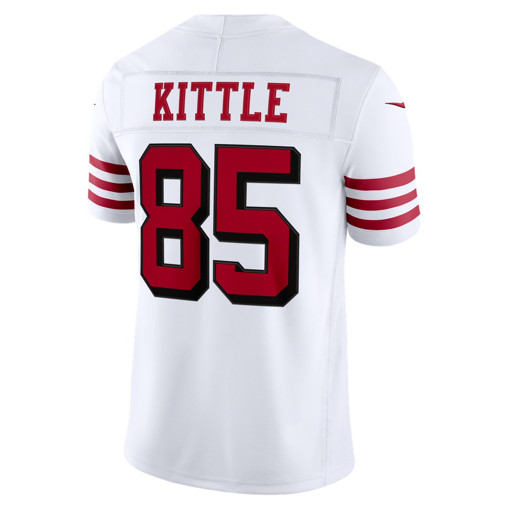 San Francisco 49ers George Kittle White Alternate Vapor F.U.S.E. Stitched Limited Jersey product image 6, provided for