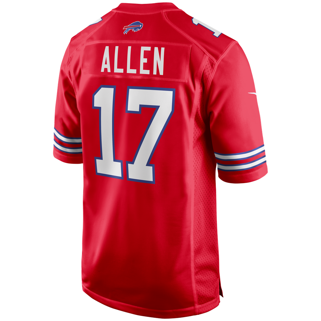 Buffalo Bills Josh Allen Royal Game Player Jersey product image 23, provided for visual reference and product detail review