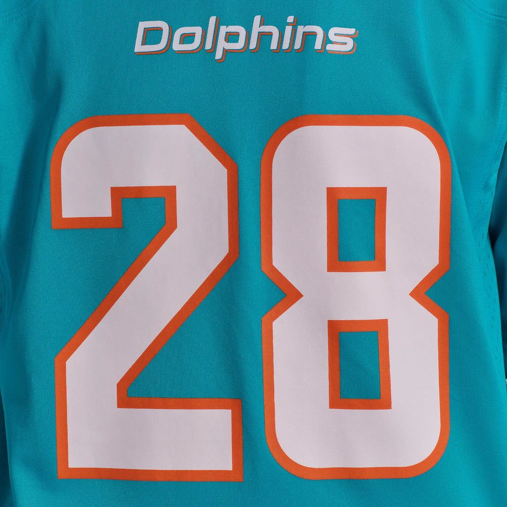 Miami Dolphins De’Von Achane Aqua Player Game Jersey product image 10, provided for visual reference and product detail
