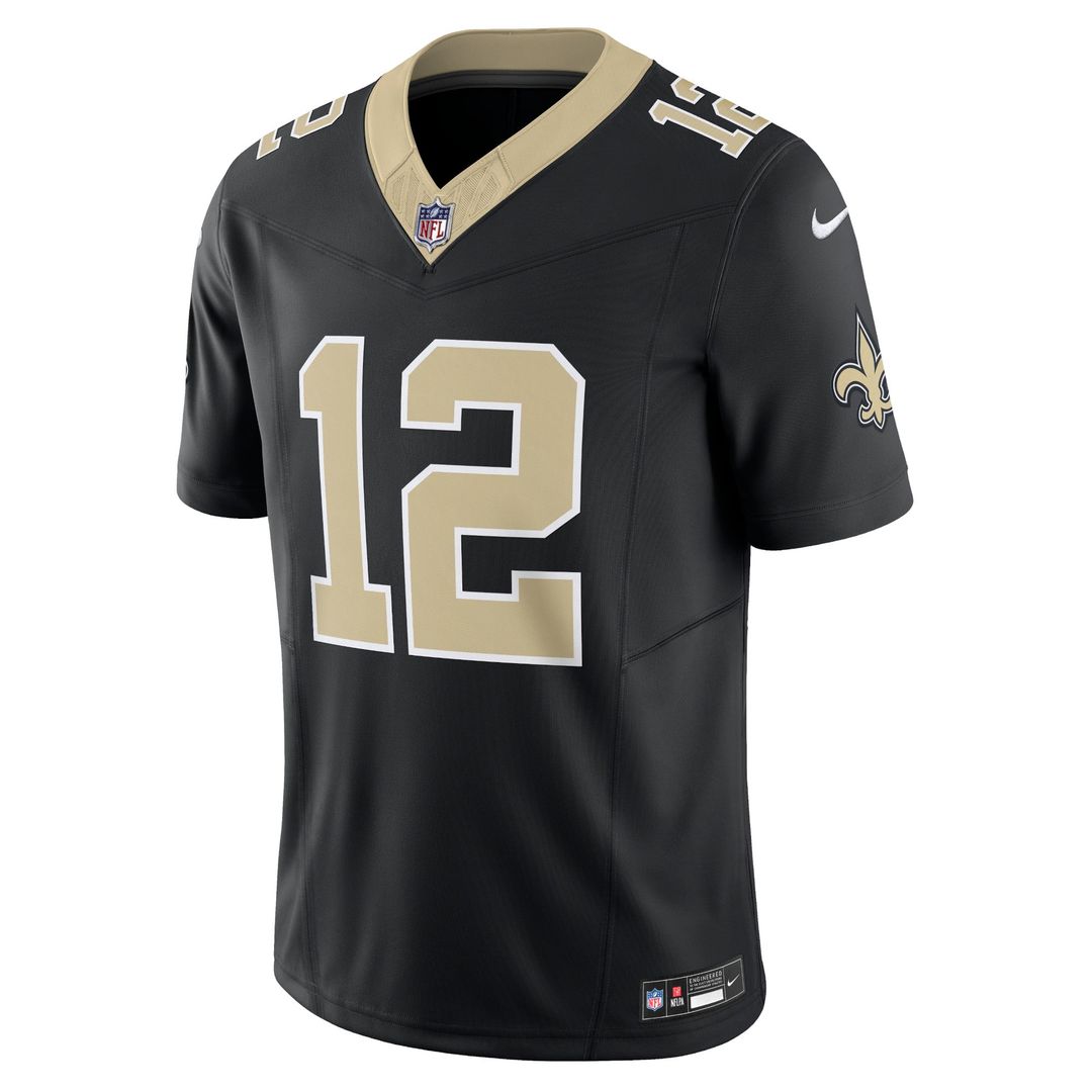 New Orleans Saints Chris Olave Black Vapor F.U.S.E. Limited Jersey product image 5, provided for visual reference and