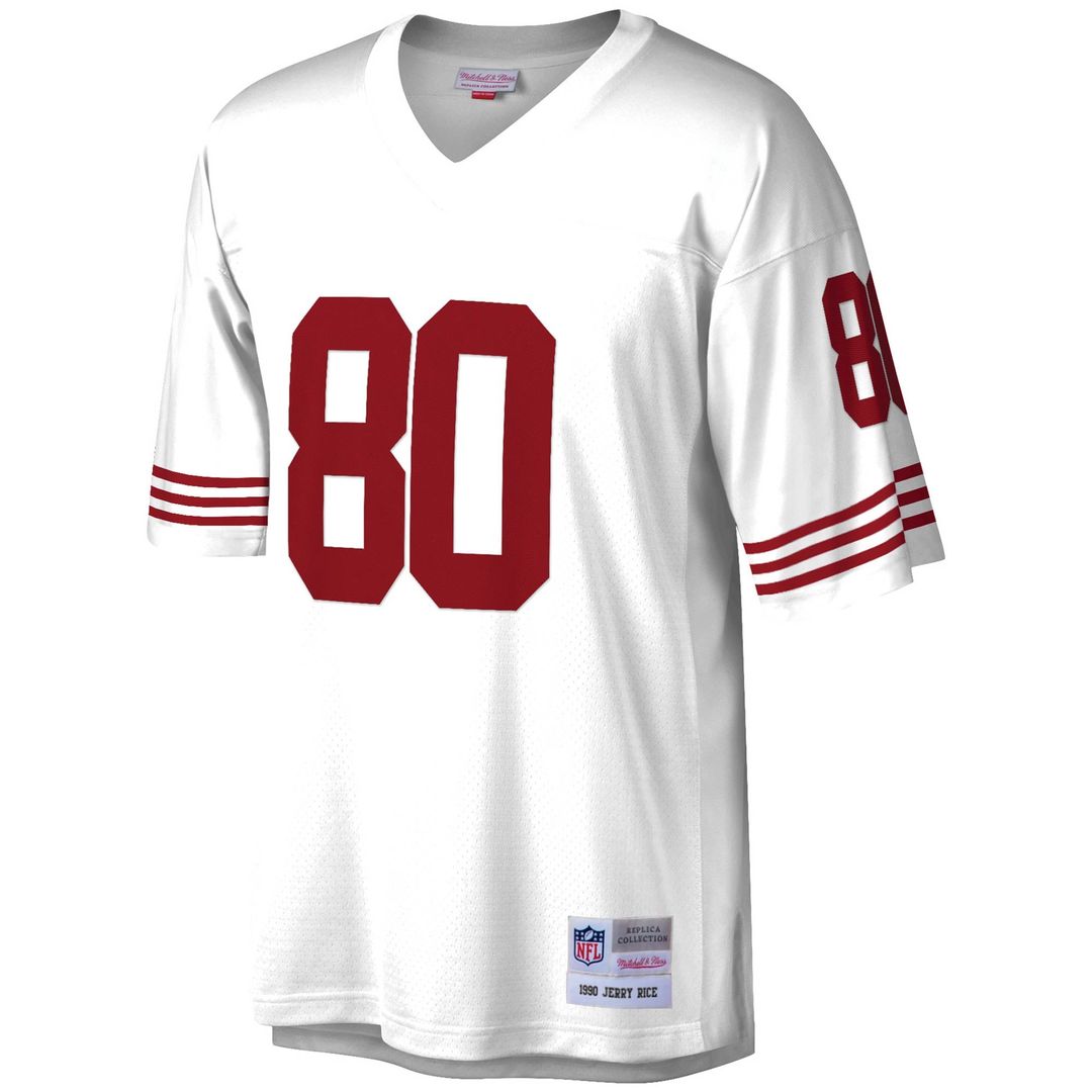 San Francisco 49ers Jerry Rice Scarlet Legacy Replica Jersey product image 8, provided for visual reference and product