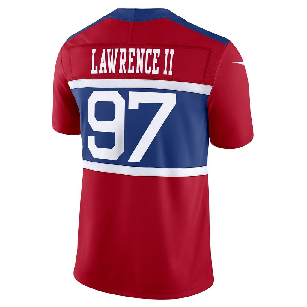 New York Giants Dexter Lawrence II Century Red Alternate Vapor F.U.S.E. Limited Jersey product image 3, provided for visual