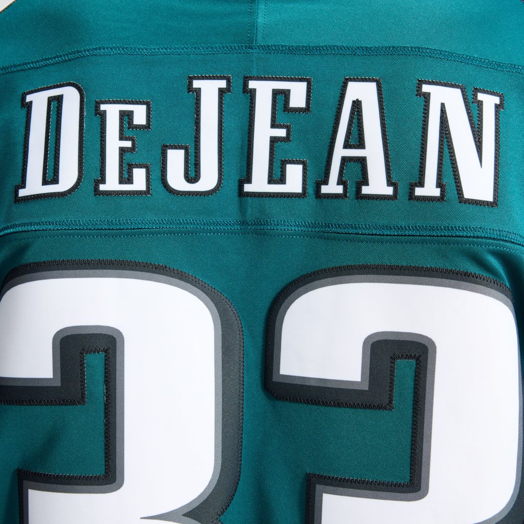 Philadelphia Eagles Cooper DeJean Midnight Green Team Vapor F.U.S.E. Stitched Limited Jersey product image 11, provided for