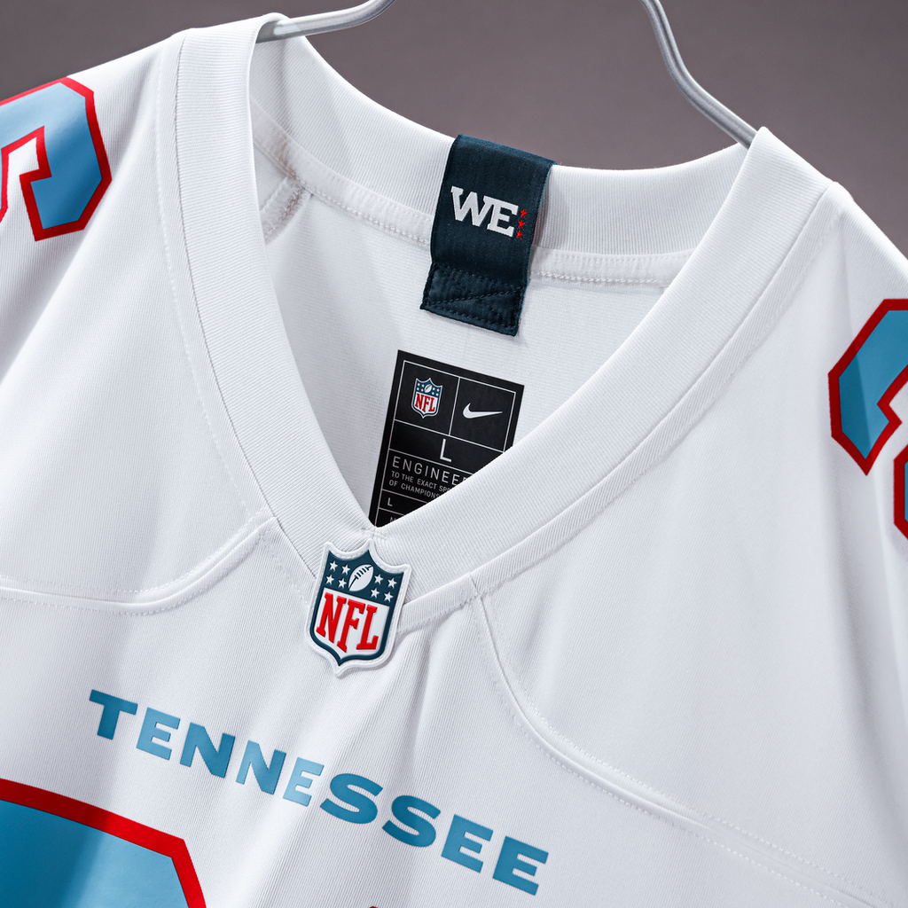 Tennessee Titans Wan'Dale Robinson Light Blue Team Game Jersey product image 16, provided for visual reference and product