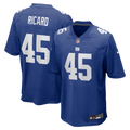 New York Giants Patrick Ricard Royal Team Game Jersey product image 1, provided for visual reference and product detail
