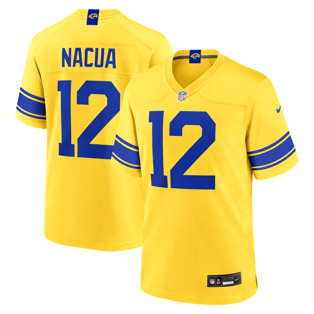 Los Angeles Rams Puka Nacua Royal Team Game Player Jersey product image 30, provided for visual reference and product detail