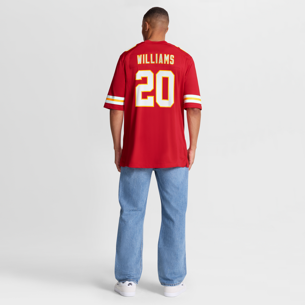Kansas City Chiefs Nohl Williams Red Team Game Jersey product image 8, provided for visual reference and product detail