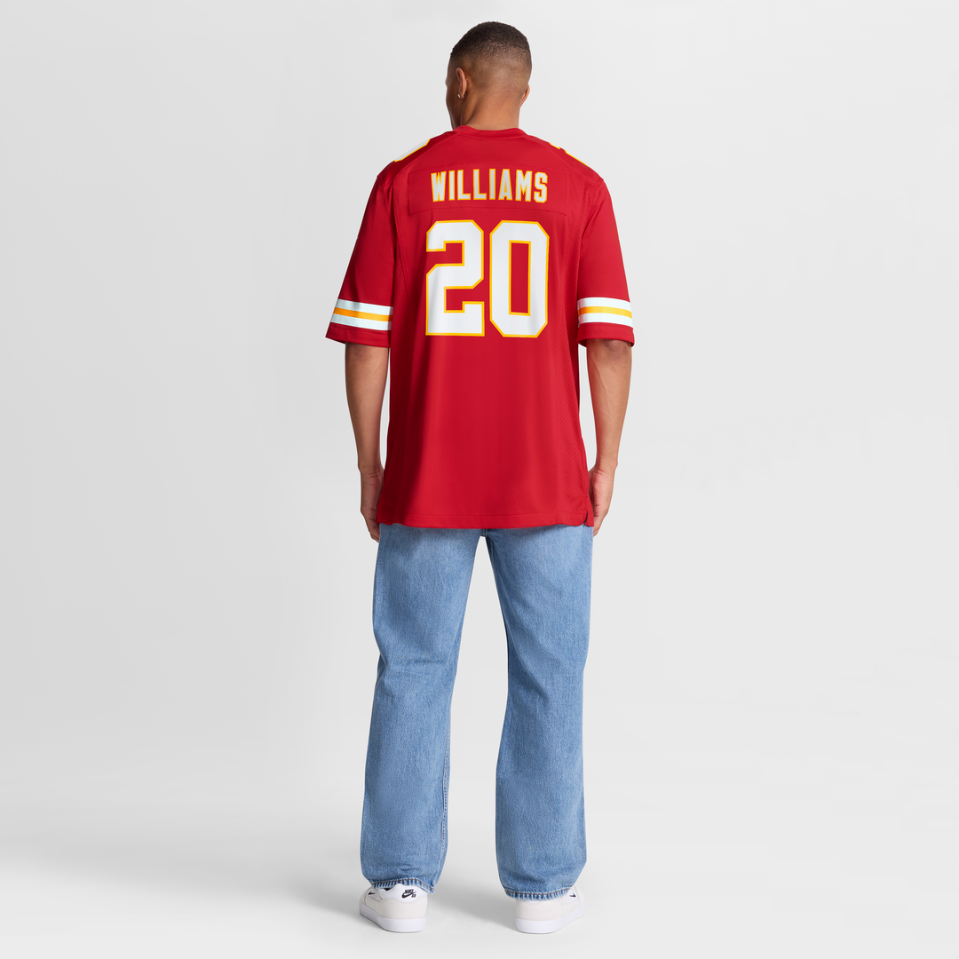 Kansas City Chiefs Nohl Williams Red Team Game Jersey product image 8, provided for visual reference and product detail