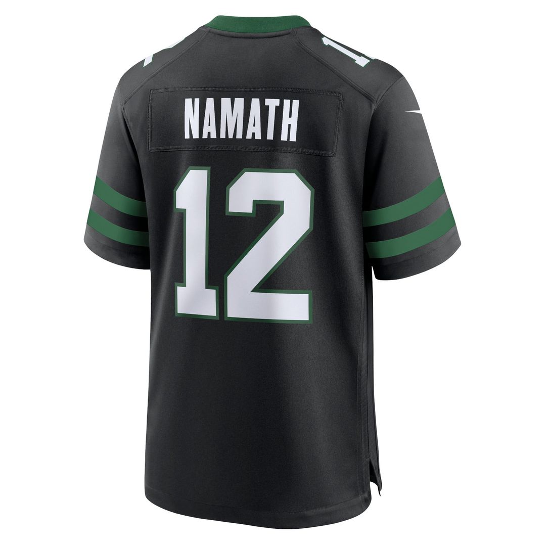 New York Jets Joe Namath White Classic Alternate Retired Player Game Jersey product image 9, provided for visual reference