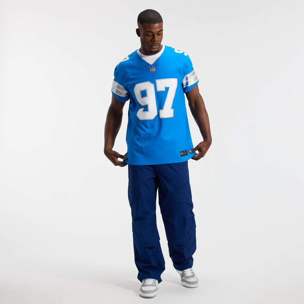 Detroit Lions Aidan Hutchinson Black Alternate Vapor F.U.S.E. Elite Jersey product image 24, provided for visual reference