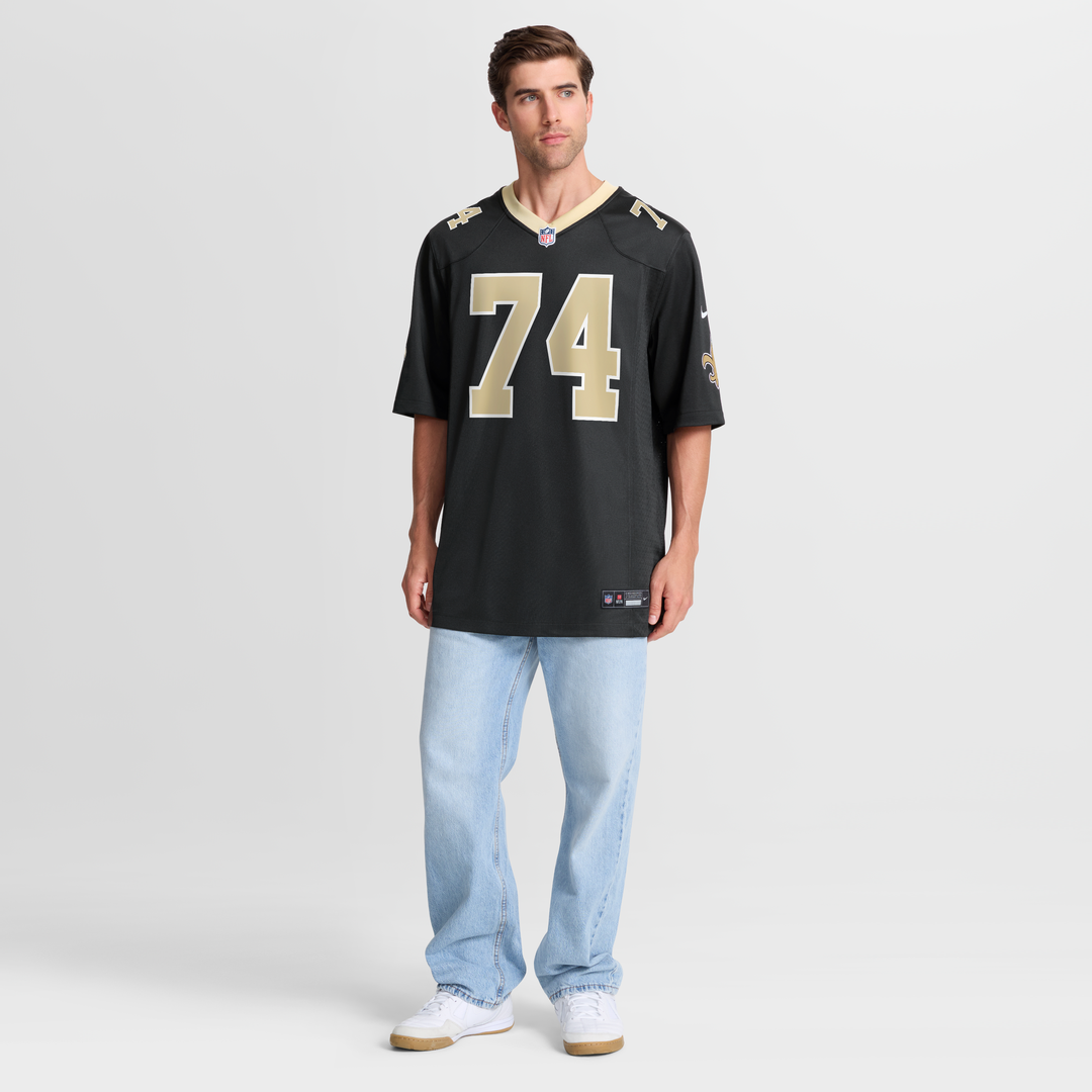 New Orleans Saints Xavier Truss Black Team Game Jersey product image 7, provided for visual reference and product detail