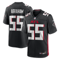 Atlanta Falcons John Abraham Black Game Retired Player Jersey product image 1, provided for visual reference and product