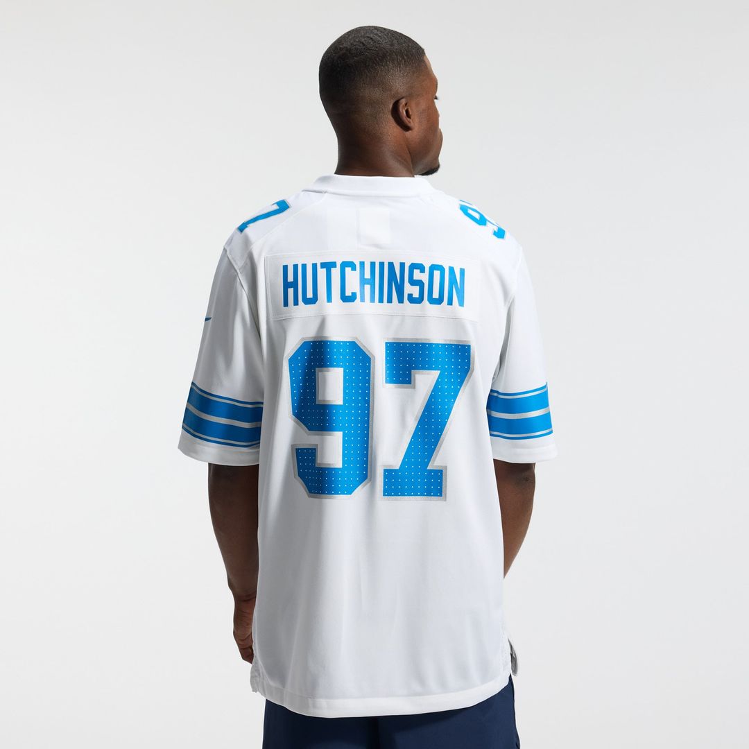 Detroit Lions Aidan Hutchinson Black 2nd Alternate Game Jersey product image 23, provided for visual reference and product