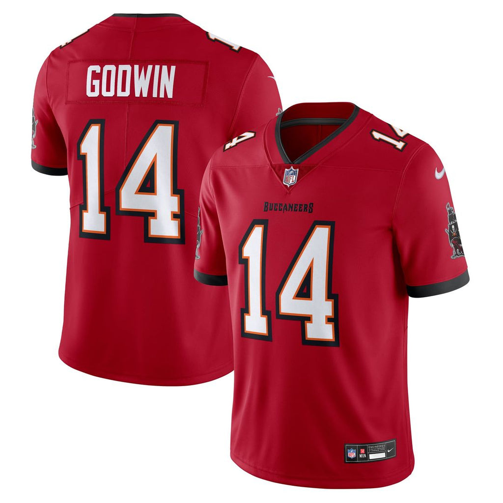 Tampa Bay Buccaneers Chris Godwin Red Vapor Untouchable Limited Jersey product image 1, provided for visual reference and