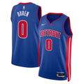 Detroit Pistons Icon Edition Swingman Basketball Jersey - Blue - Jalen Duren - Unisex product image 1, provided for visual