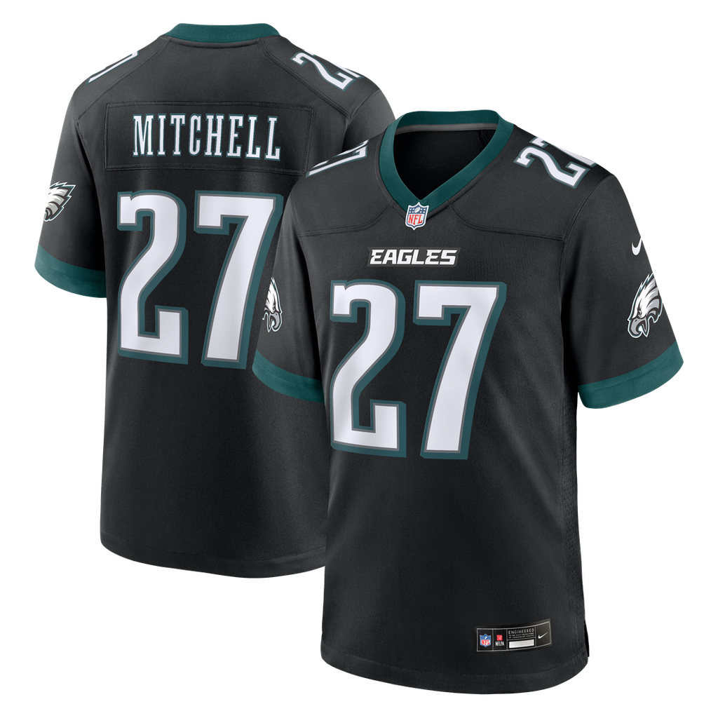 Philadelphia Eagles Quinyon Mitchell White Game Jersey product image 10, provided for visual reference and product detail