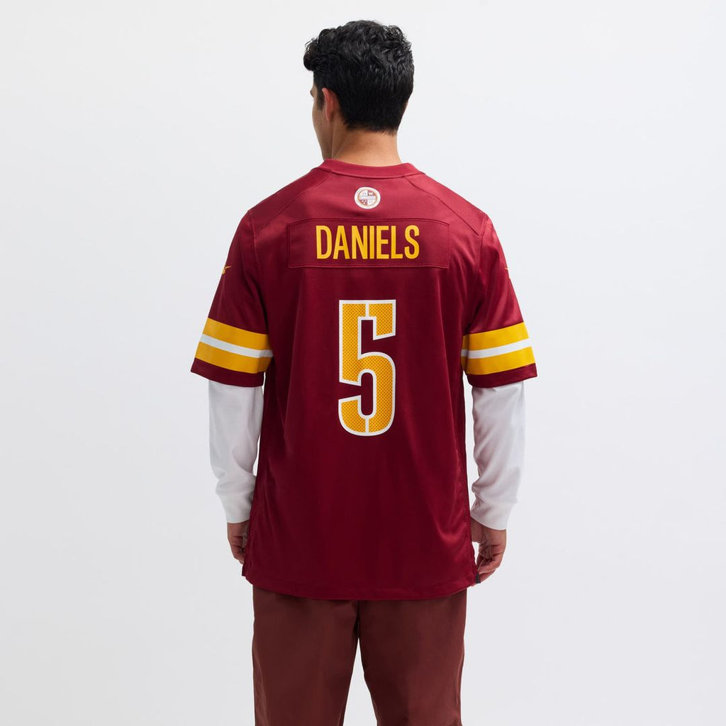 Washington Commanders Jayden Daniels Burgundy Player Game Jersey product image 5, provided for visual reference and product