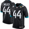 Jacksonville Jaguars Travon Walker Black Player Game Jersey product image 1, provided for visual reference and product