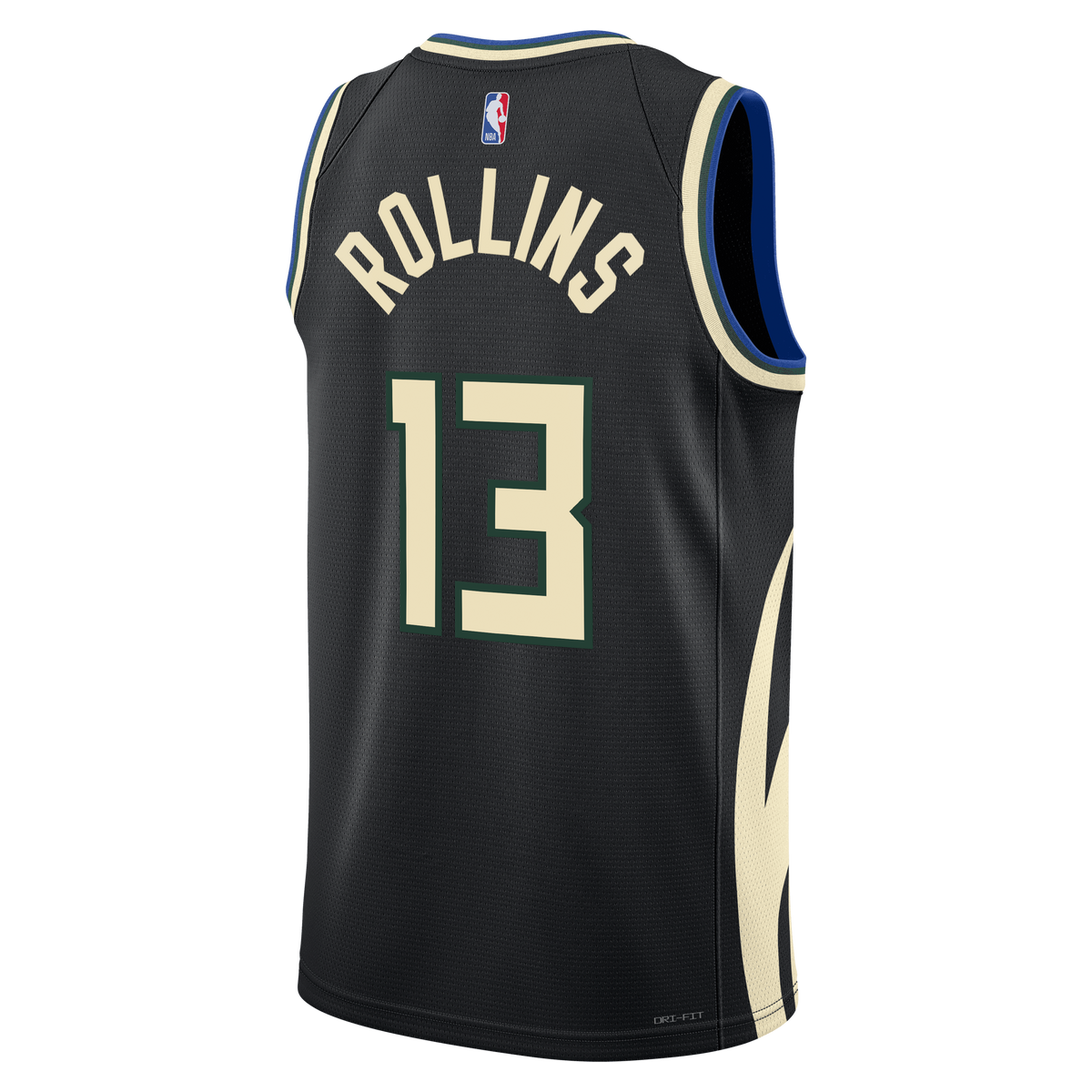 Ryan Rollins Milwaukee Bucks Statement Edition Swingman Jersey - Hunter Green - Unisex product image 4, provided for visual