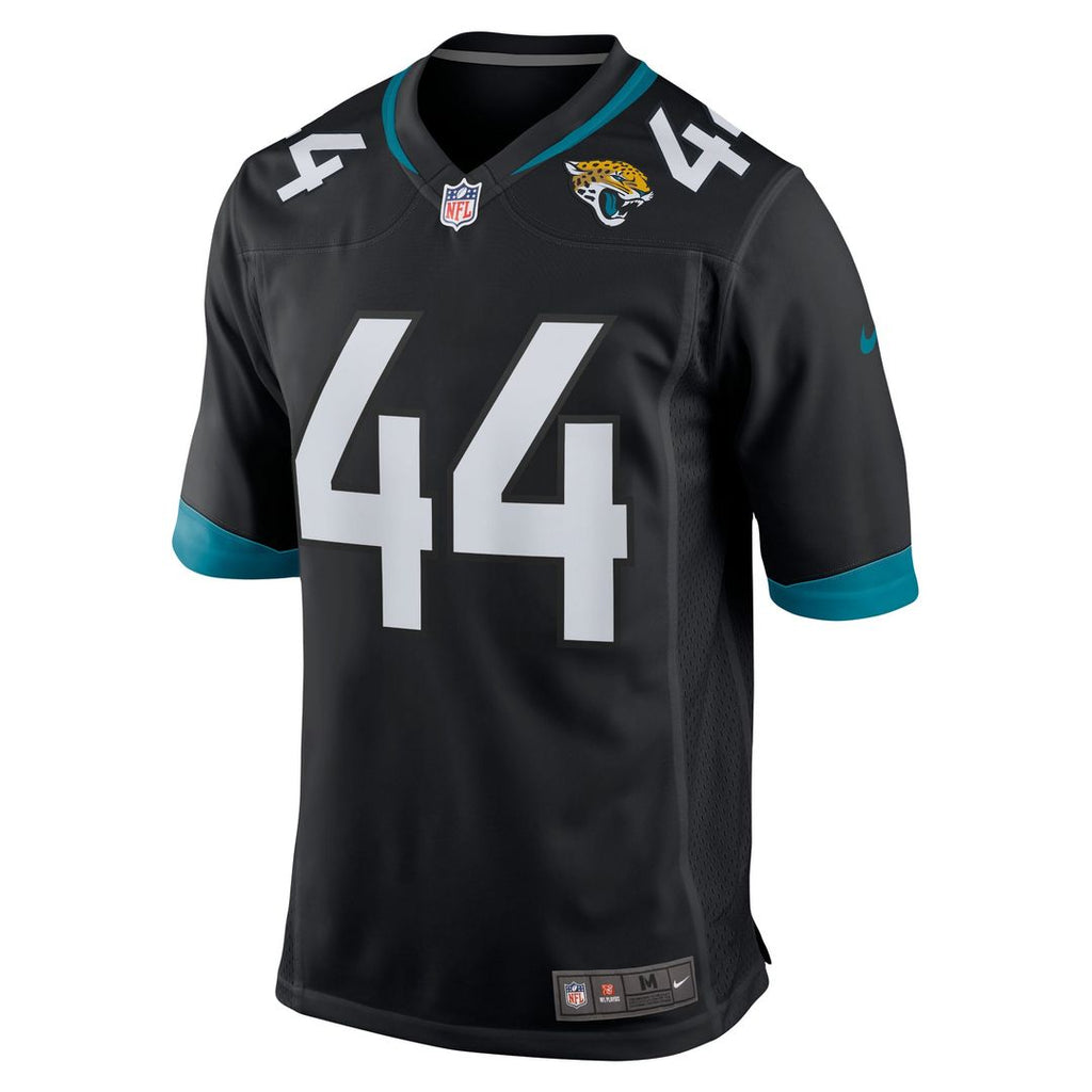 Jacksonville Jaguars Travon Walker Black Player Game Jersey product image 2, provided for visual reference and product