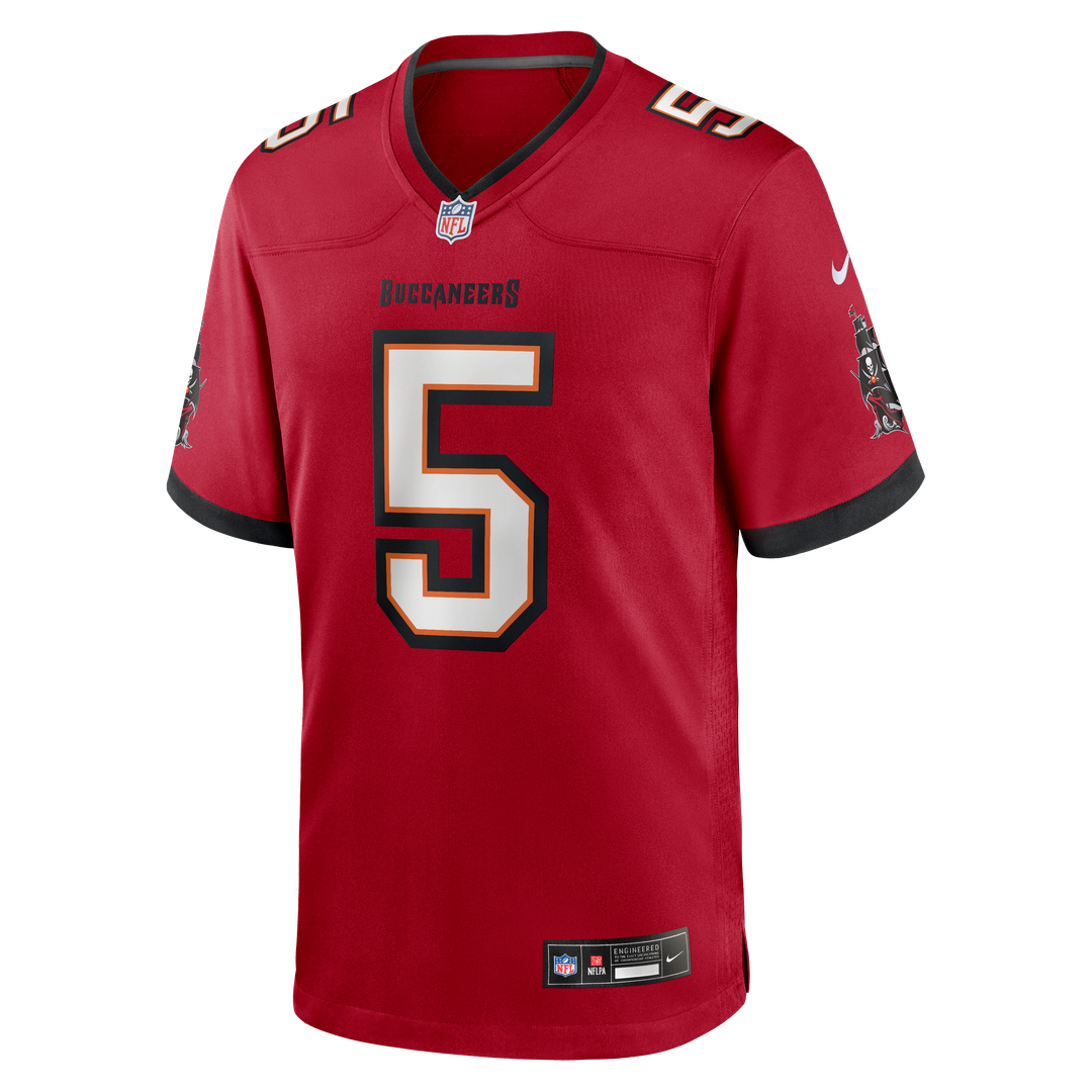 Tampa Bay Buccaneers Haason Reddick Red Team Game Jersey product image 2, provided for visual reference and product detail