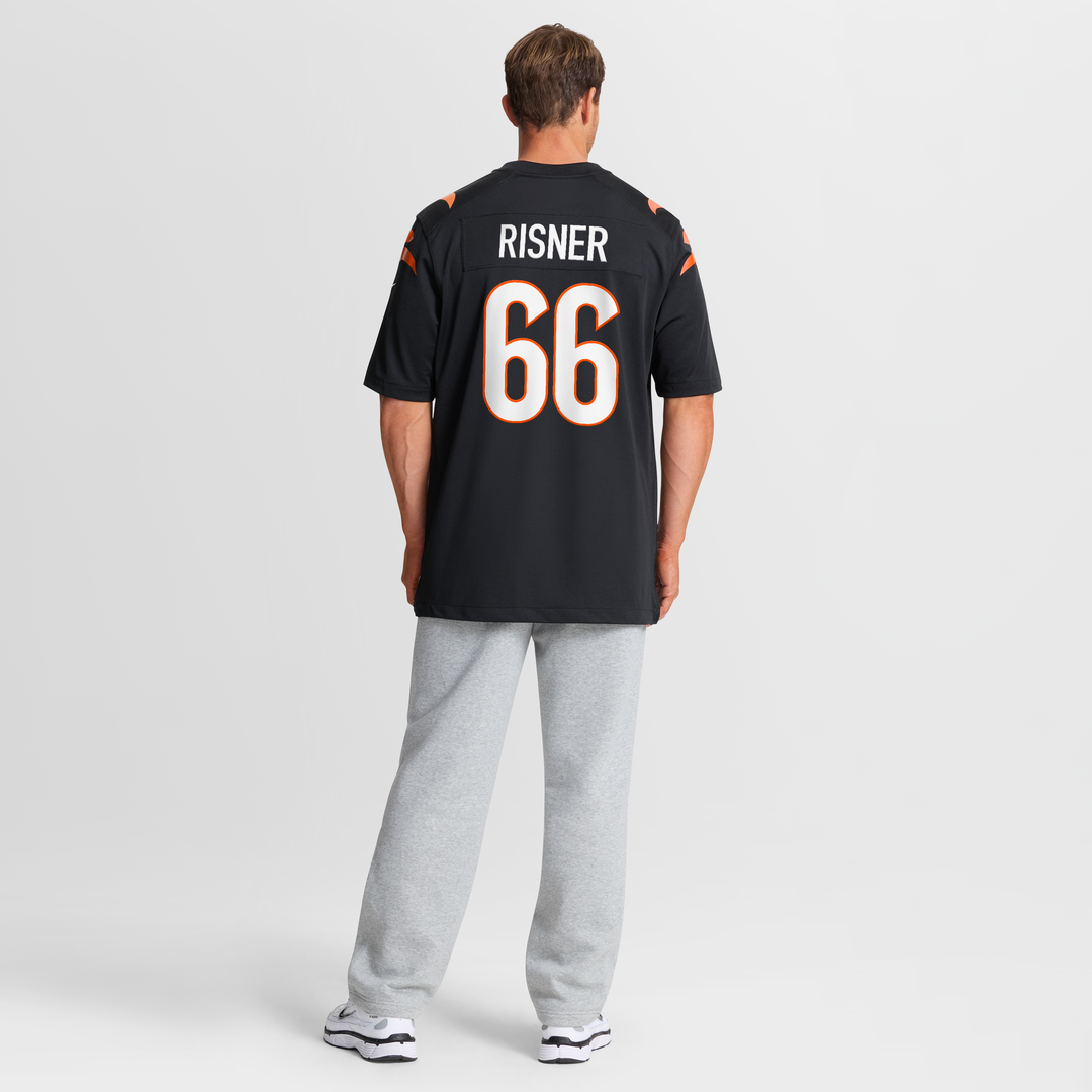 Cincinnati Bengals Dalton Risner Black Team Game Jersey product image 8, provided for visual reference and product detail