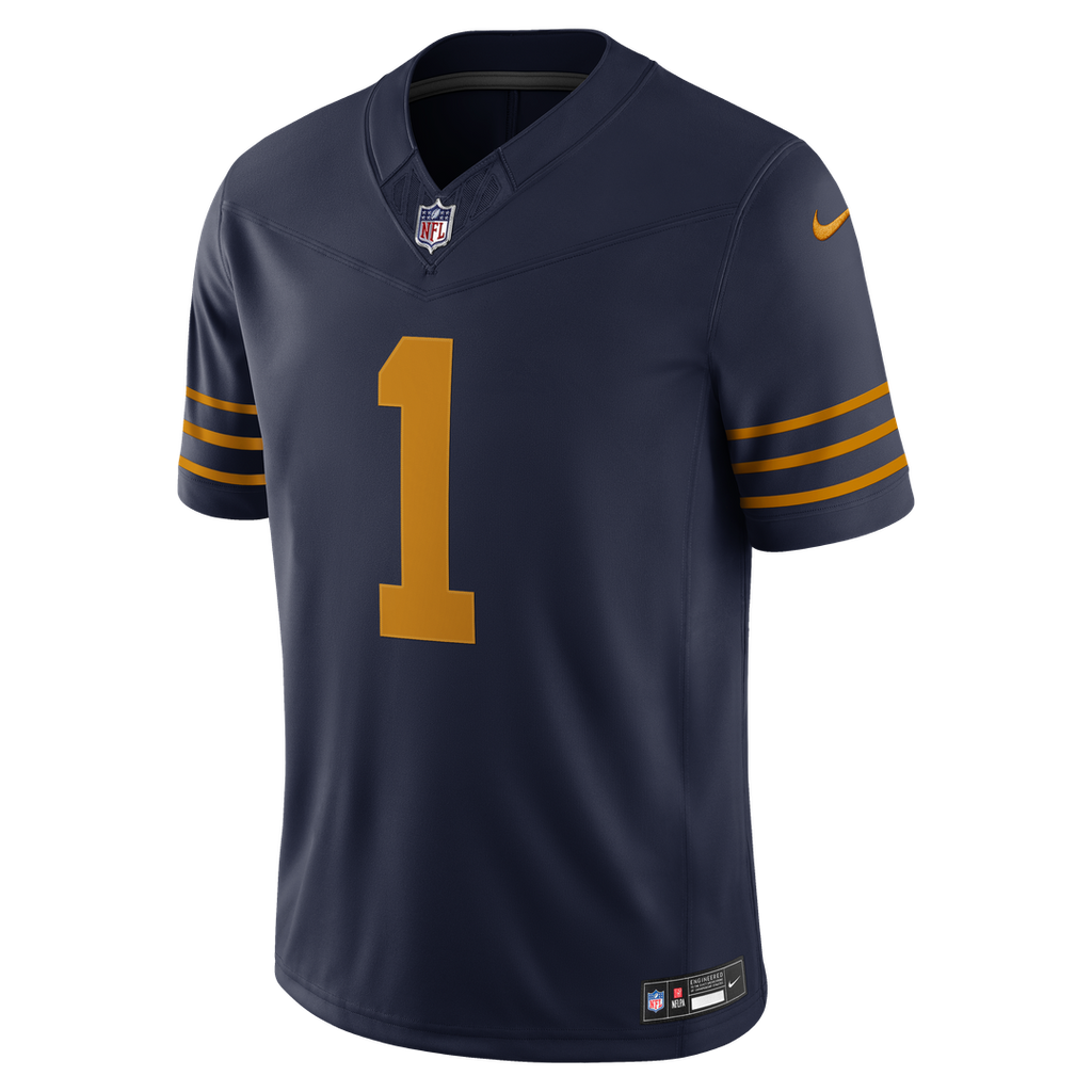 Green Bay Packers Micah Parsons Navy Alternate Vapor F.U.S.E. Stitched Limited Jersey product image 2, provided for visual