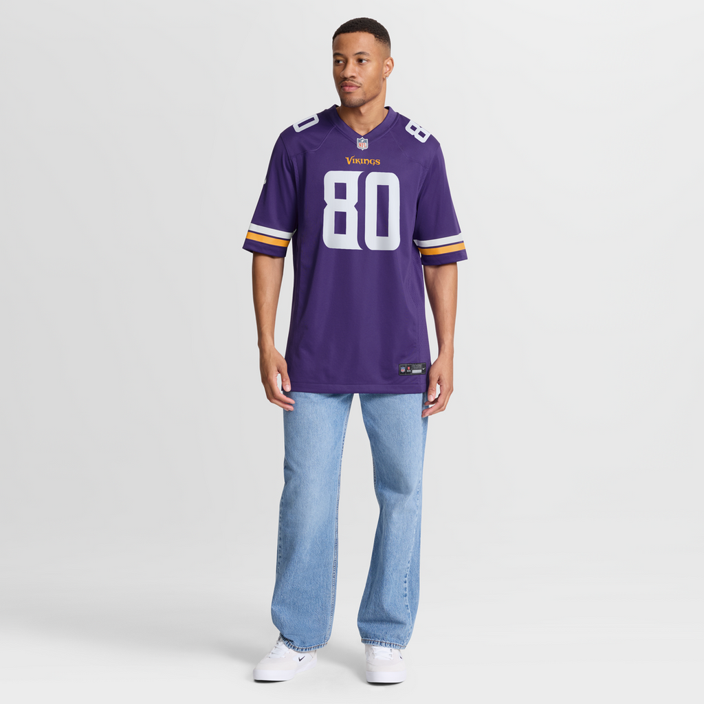 Minnesota Vikings Cris Carter Purple Game Retired Player Jersey product image 7, provided for visual reference and product
