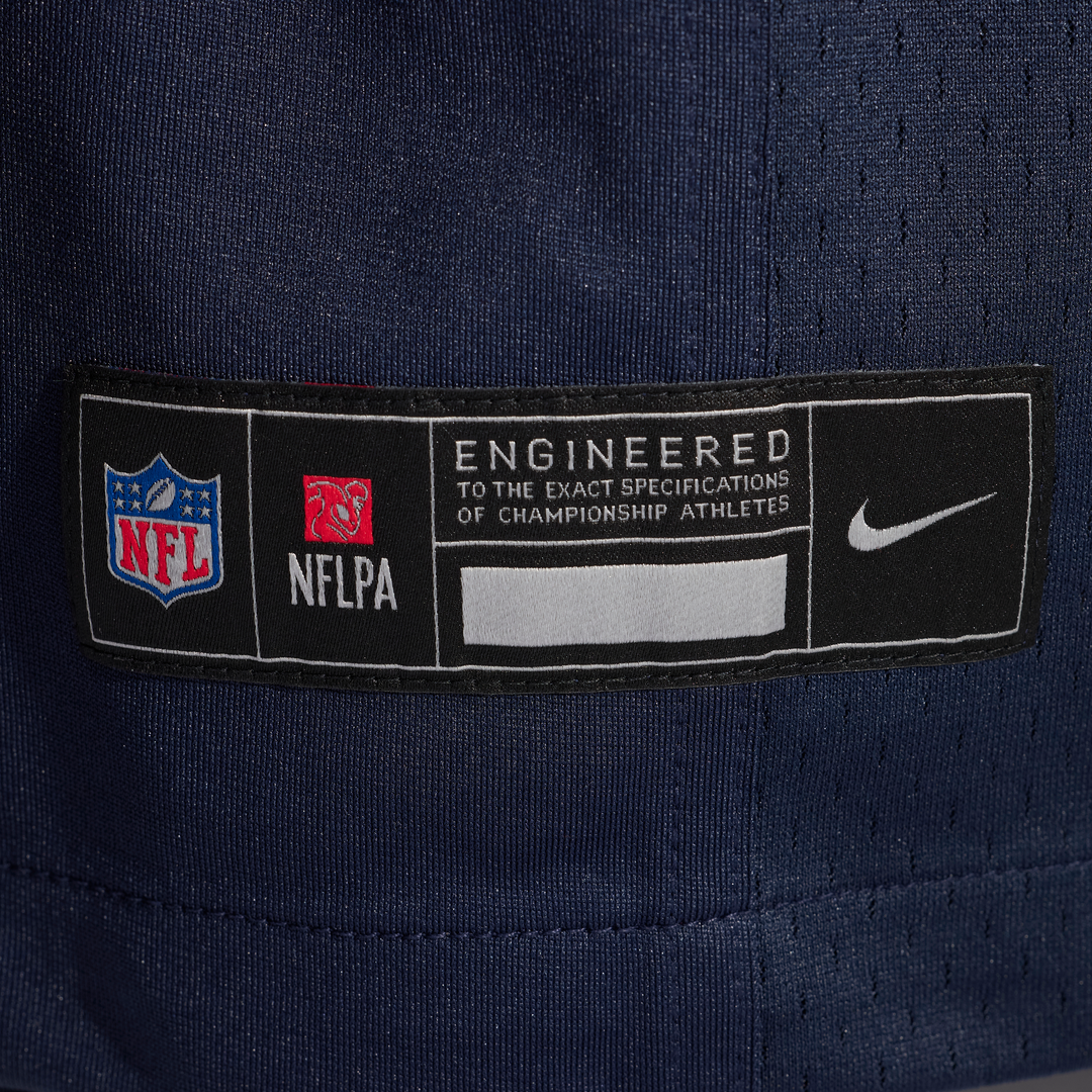 Chicago Bears Gervon Dexter Sr Navy Team Game Jersey product image 6, provided for visual reference and product detail review