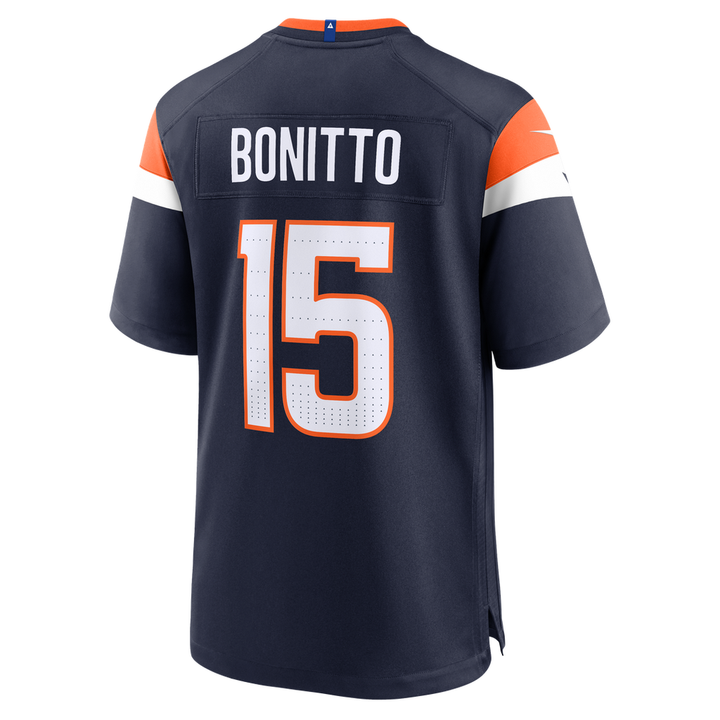 Denver Broncos Nik Bonitto Orange Team Game Jersey product image 23, provided for visual reference and product detail review