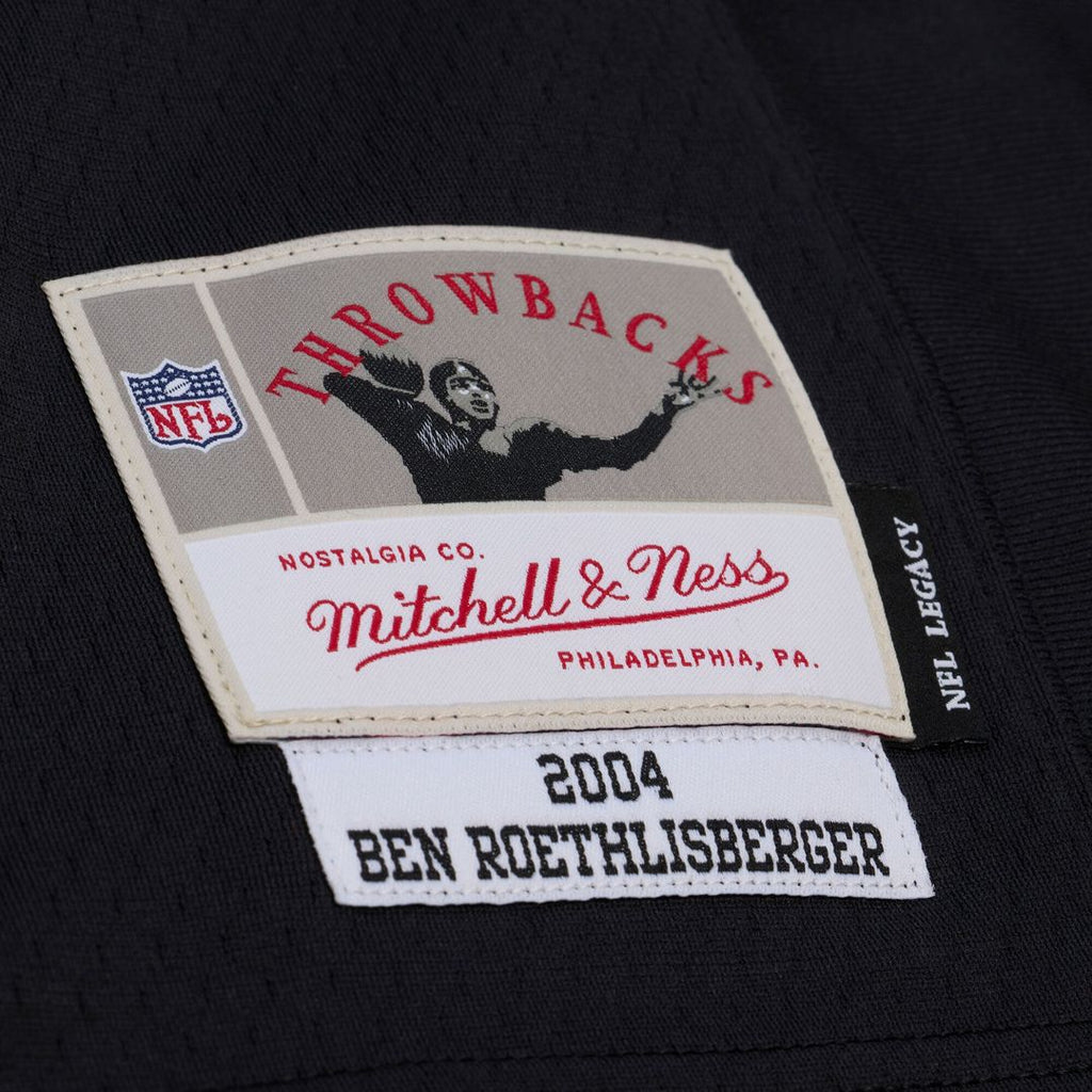 Pittsburgh Steelers Ben Roethlisberger Black 2004 Big & Tall Legacy Retired Player Jersey product image 6, provided for