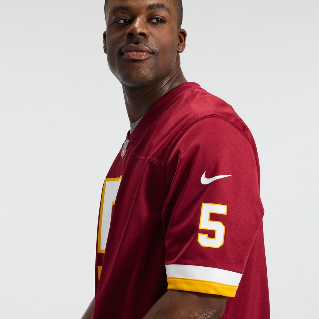 Hail Raiser Men Washington Commanders Jayden Daniels Black Alternate Game Jersey product image 35, provided for visual
