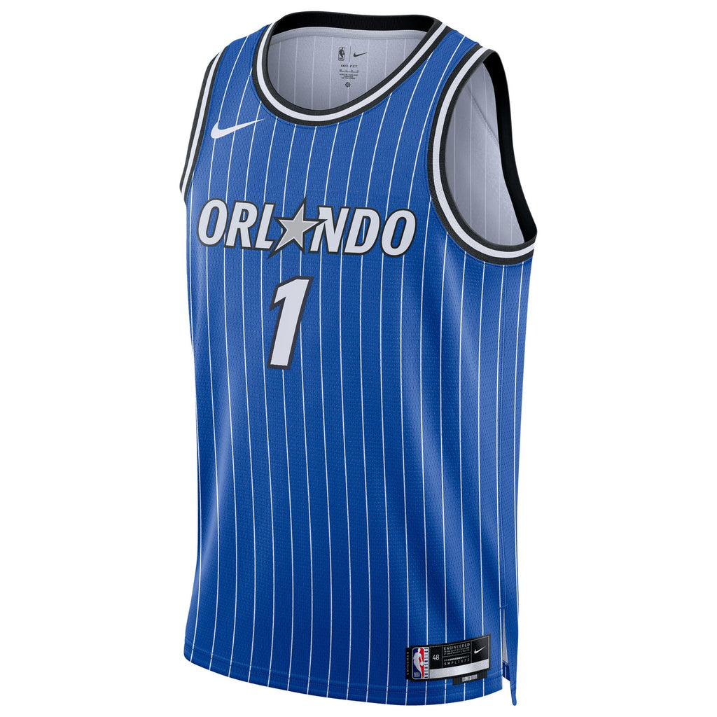 Jonathan Isaac Orlando Magic Icon Edition Replica Swingman Jersey - Blue - Unisex product image 3, provided for visual