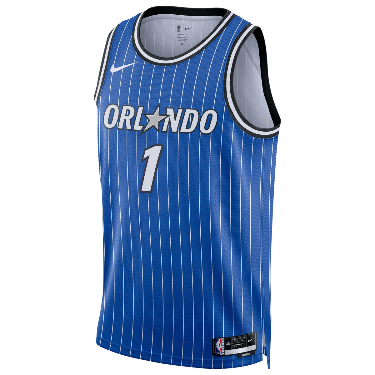 Jonathan Isaac Orlando Magic Icon Edition Replica Swingman Jersey - Blue - Unisex product image 3, provided for visual