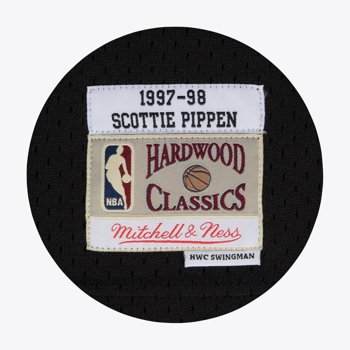 Scottie Pippen Chicago Bulls 1997-98 Hardwood Classics Swingman Alternate Jersey - Black - Mens product image 4, provided