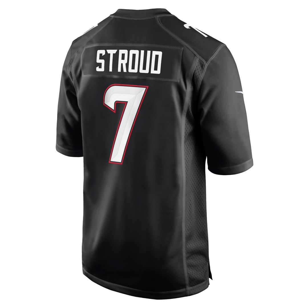 Houston Texans C.J. Stroud Carbon Black Fashion Jersey product image 3, provided for visual reference and product detail