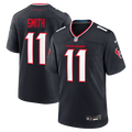 Houston Texans Tremon Smith Navy Team Game Jersey product image 1, provided for visual reference and product detail review