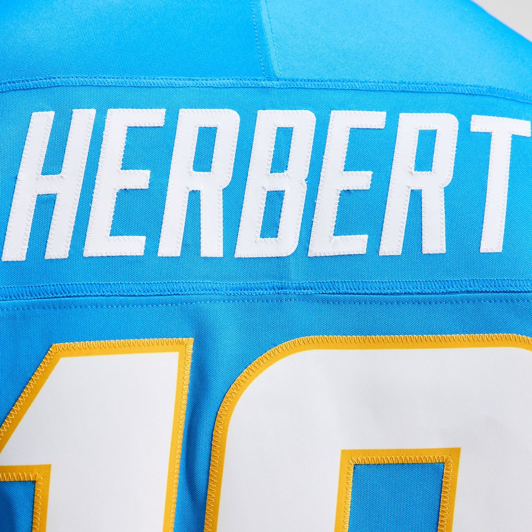 Los Angeles Chargers Justin Herbert Navy Alternate Super Chargers Vapor F.U.S.E. Stitched Limited Jersey product image 21,