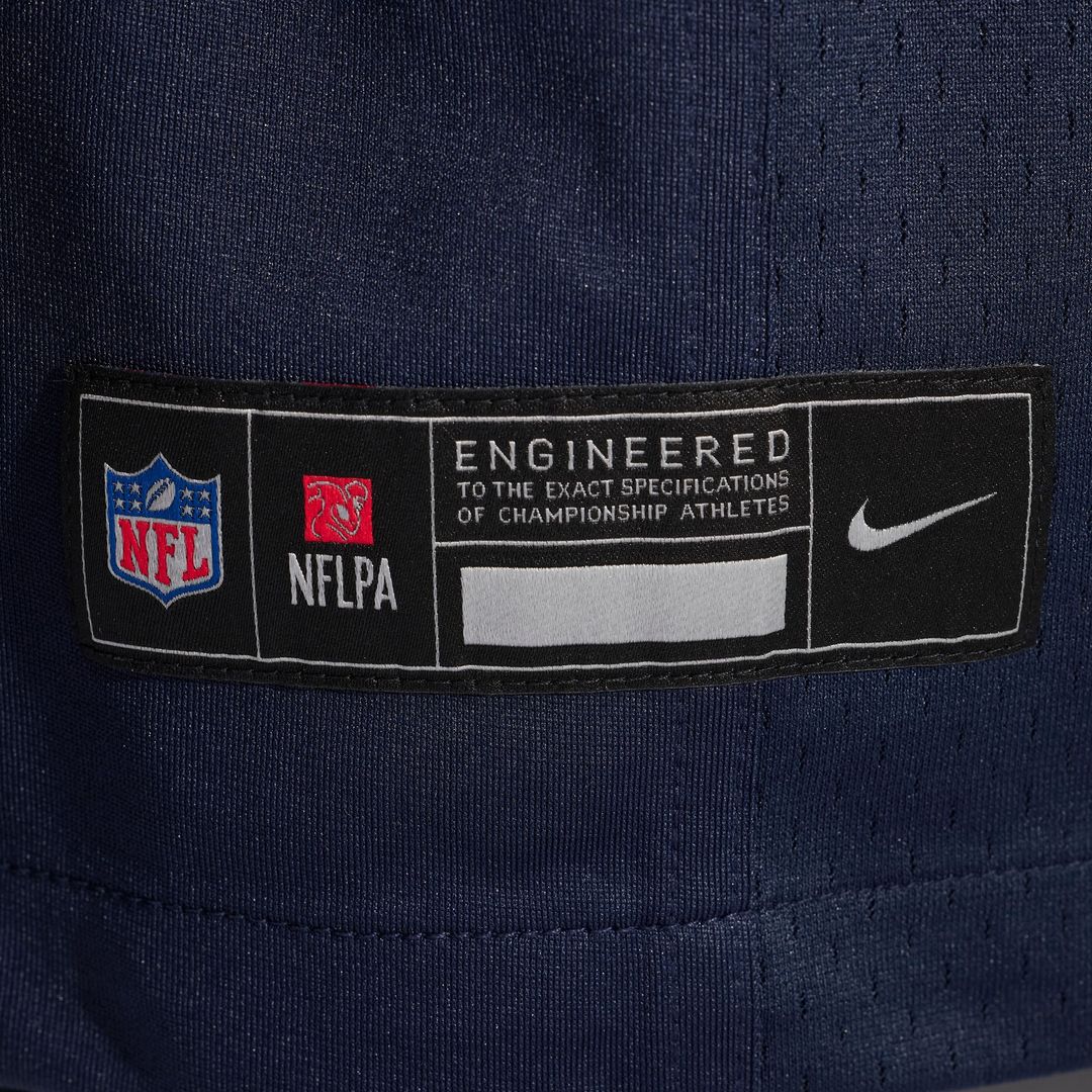 Chicago Bears Maurice Alexander Navy Team Game Jersey product image 6, provided for visual reference and product detail