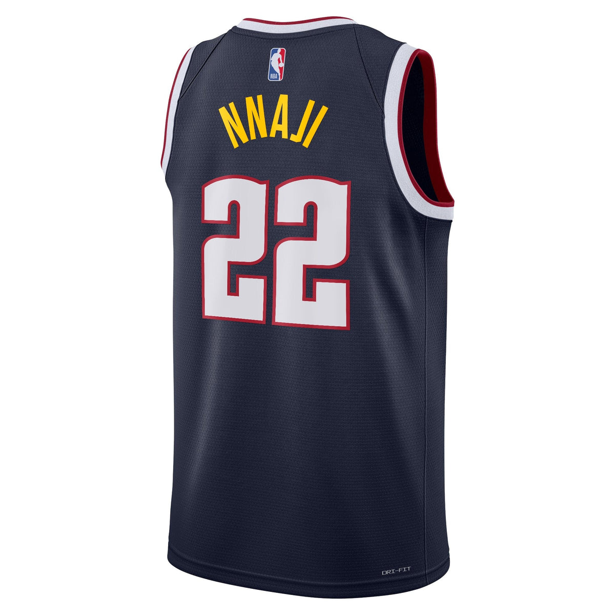 Zeke Nnaji Denver Nuggets Swingman Icon Jersey - Navy - Youth product image 4, provided for visual reference and product