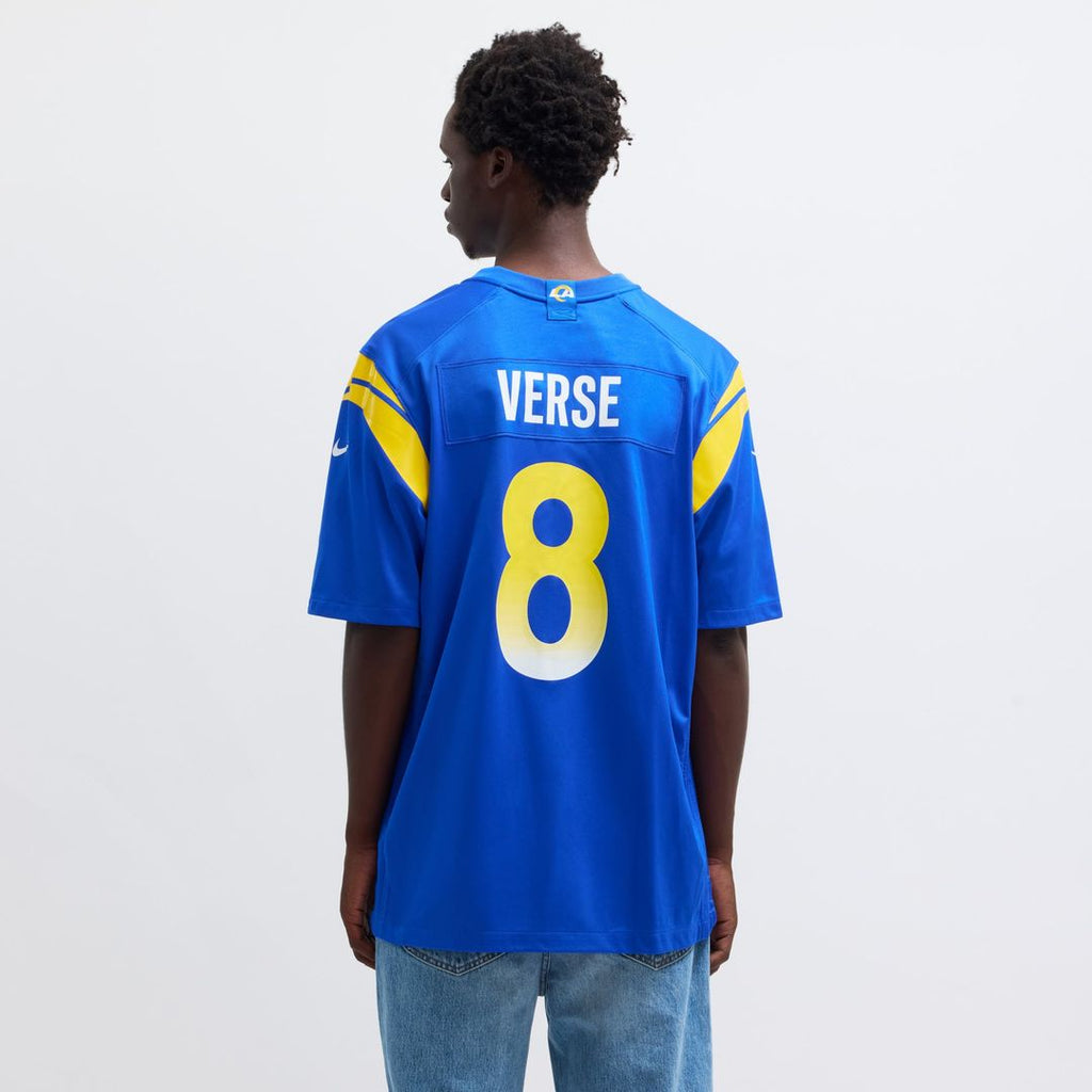 Los Angeles Rams Jared Verse Royal Player Game Jersey product image 5, provided for visual reference and product detail