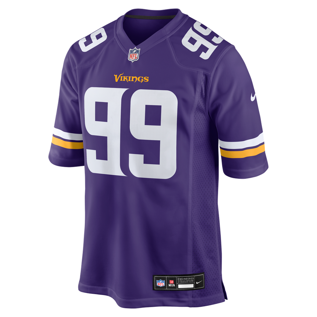 Minnesota Vikings Elijah Williams Purple Team Game Jersey product image 2, provided for visual reference and product detail