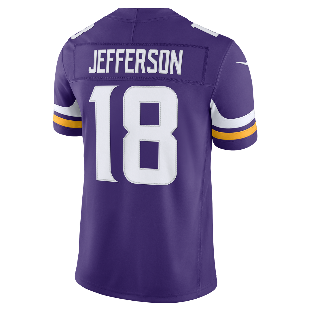 Minnesota Vikings Justin Jefferson White Alternate Vapor F.U.S.E. Stitched Limited Jersey product image 13, provided for