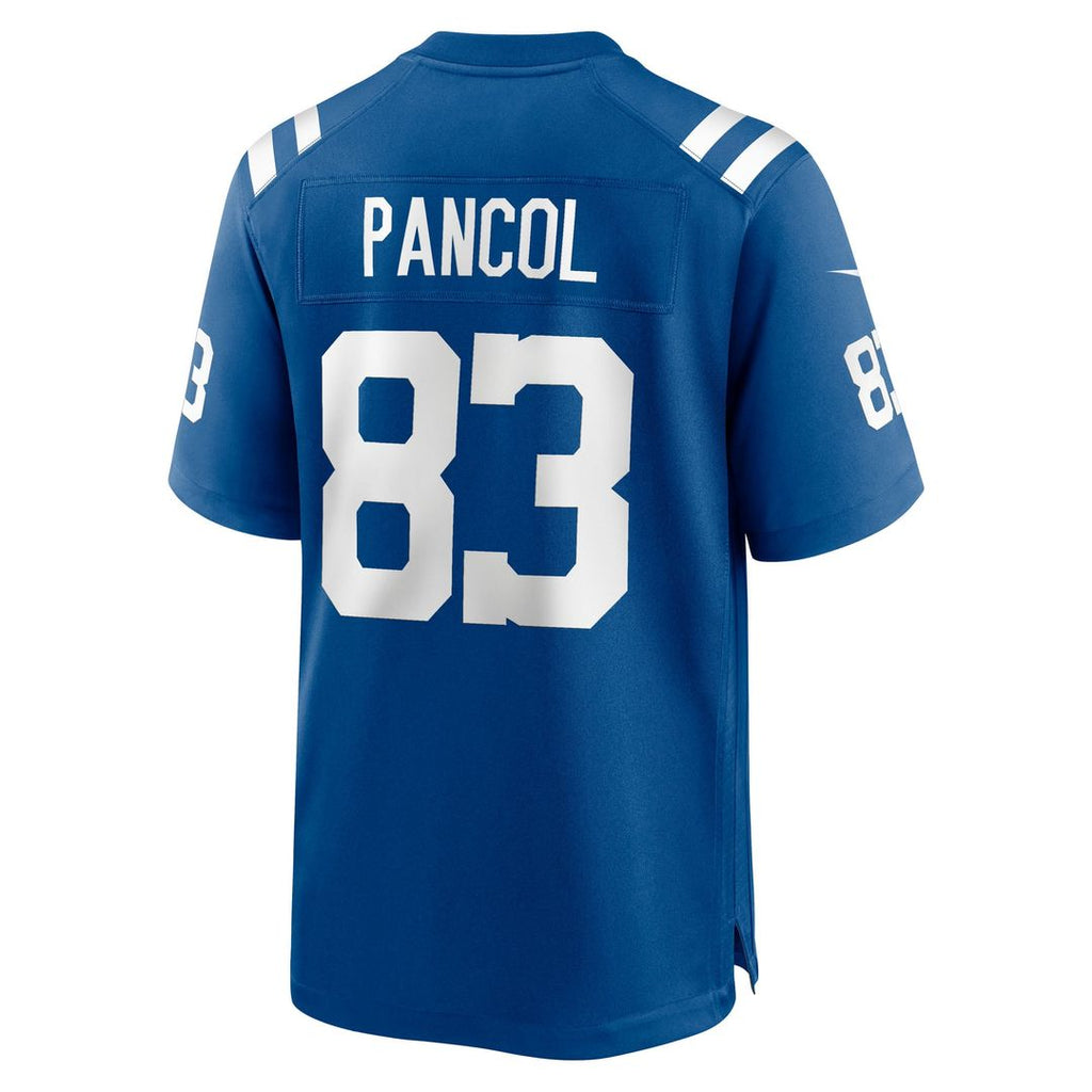 Indianapolis Colts Eli Pancol Royal Team Game Jersey product image 3, provided for visual reference and product detail review