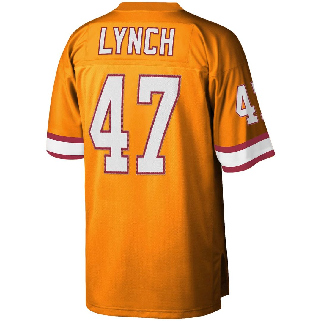 Tampa Bay Buccaneers John Lynch Orange Big & Tall 1995 Legacy Retired Player Jersey product image 3, provided for visual