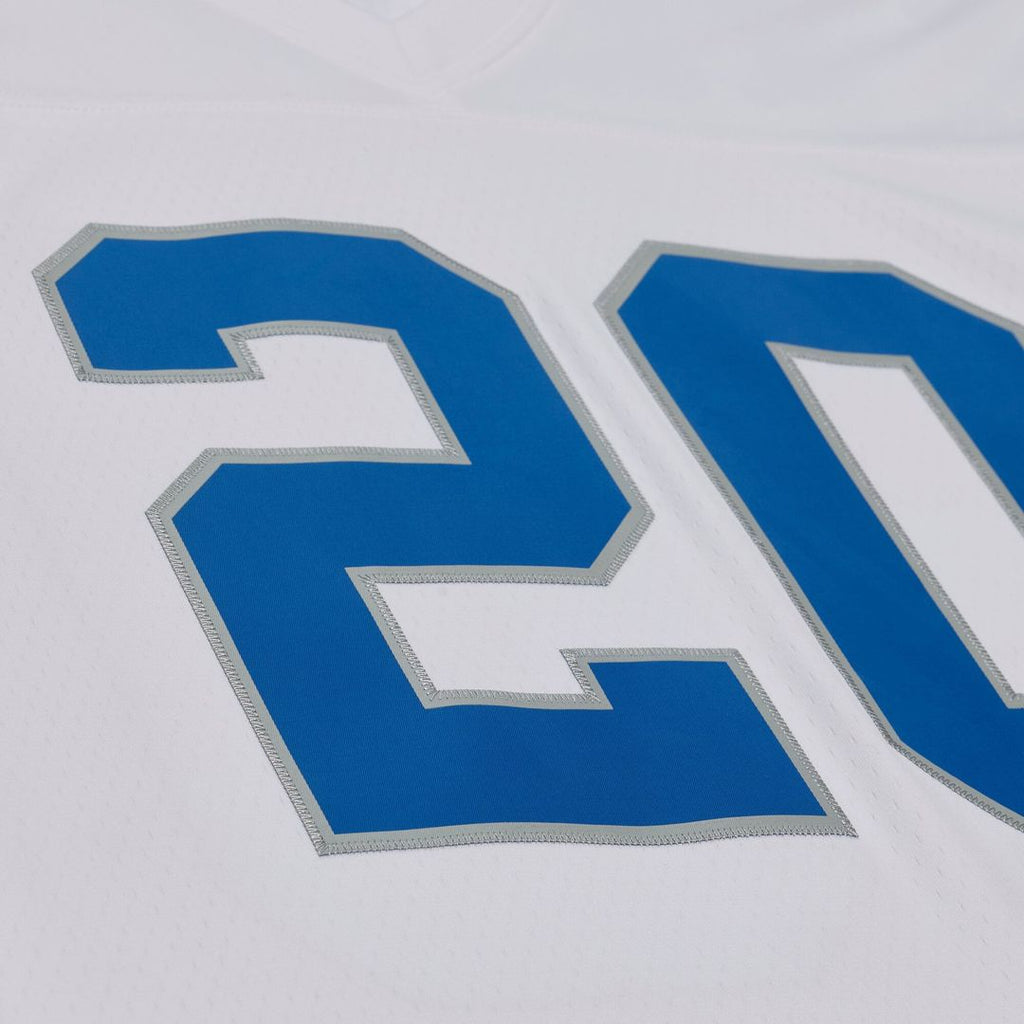 Detroit Lions Barry Sanders White 1989 Legacy Replica Player Jersey product image 3, provided for visual reference and