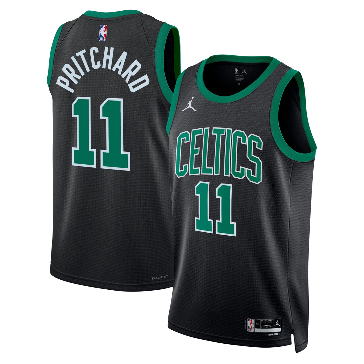 Boston Celtics Brand Statement Edition Swingman Basketball Jersey - Black - Payton Pritchard - Unisex product image 1,